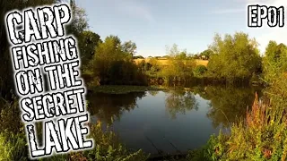 Carp fishing on The Secret Lake. New UK PB.  EP01