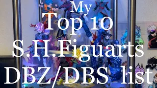 Top 10 S.H.Figuarts DBZ/DBS list