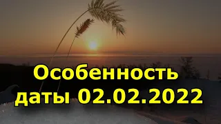 Особенности отражающей даты месяца 02.02.2022