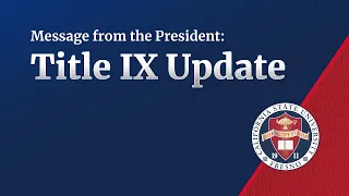 An update on the Title IX Task Force