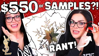 $550 of BEAUTY SAMPLES?! Is It WORTH IT?! | Luxury YSL Advent Calendar Unboxing