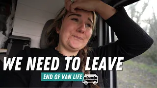 WE NEED TO LEAVE, why are we ending vanlife in Europe early? | Calais to Dover ferry