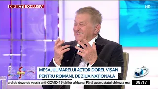 Maestrul Dorel Vişan, mesaj emoţionant de Ziua României