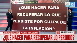 El jubilado pregunta: ¿cómo recupero lo que perdí con la inflación?