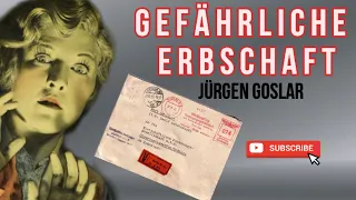 GEFÄHRLICHE ERBSCHAFT #krimihörspiel  1962 Jürgen Goslar  #retro   #hörspiel