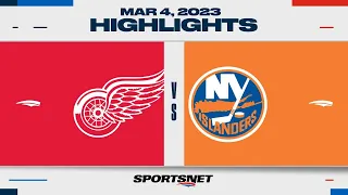 NHL Highlights | Red Wings vs. Islanders - March 4, 2023