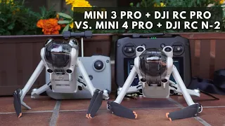 Mini 4 Pro ze zwykłą aparaturą vs. Mini 3 Pro z DJI RC Pro - która wersja lepsza