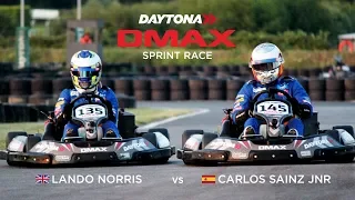 LANDO NORRIS VS CARLOS  SAINZ IN EPIC GO KARTING BATTLE!!