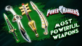 TOP 10 POWER RANGERS WEAPONS | Power Rangers