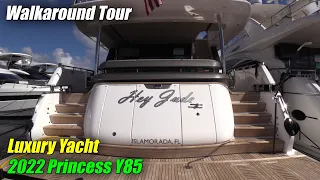 Amazing Luxury Yacht ! 2022 Princess Y85