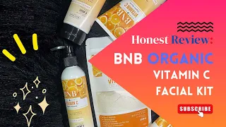 Honest Review: BNB Organic Vitamin C Facial Kit