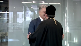 Петро Порошенко зустрівся із Предстоятелем Православної Церкви України Епіфанієм
