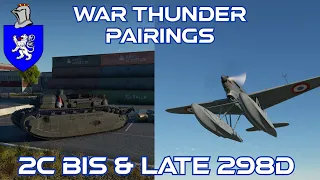 War Thunder Pairings : 2C Bis & Late 298D