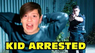 Kid Gets Arrested While Skipping School [ Unseen Footage ]