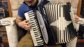 4385 - Black Maggini Piano Accordion LMMH 41 120 $1199