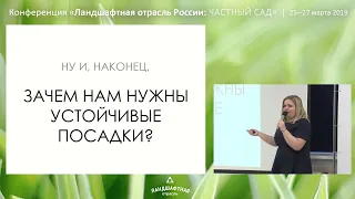 Смешанные посадки из многолетников и кустарников.