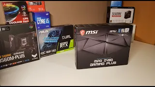 MSi MPG Z490 Gaming Plus - Motherboard Unboxing - LGA 1200 Socket Intel 10th / 11th Gen CPU Supports
