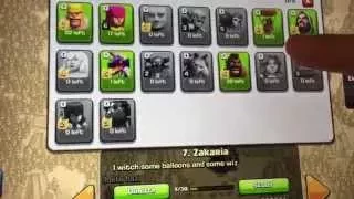 Clash of Clan Glitch war Clan castle (NEW)