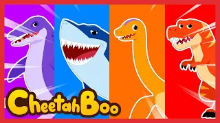 Who's the Strongest? | Best Dinosaur songs Compilation | Nursery rhymes | #Cheetahboo