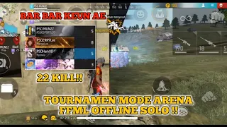 KUALIFIKASI - SEMI FINAL TOURNAMEN MODE ARENA FFML !! MODE OFFLINE KATA KATA JAWA KELUAR KABEH 🤣