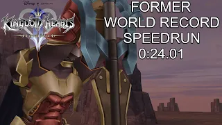 KH II FM [CM] Lingering Will Speedrun 0:24.01 [FORMER WORLD RECORD]