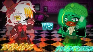 Scraps (FNaF 6) vs Phantoms (FNaF 3) Singing Battle||GC||AU (Read Desc For Warnings)