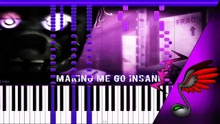 DaGames - I'm The Purple Guy [Solo Piano Tutorial by Danvol] - Synthesia HD