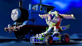 Buzz Lightyear and Thomas the Tank Engine - End of the road