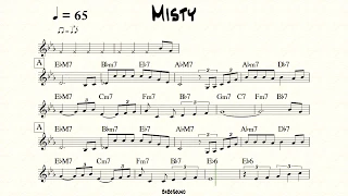 Misty Backing Track For Drum (BPM 65)