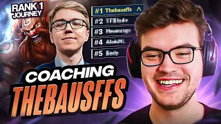 Coaching Thebausffs For His RANK 1 JOURNEY!