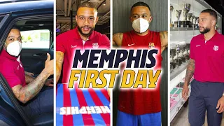 🦁 MEMPHIS DEPAY: HIS FIRST DAY AT BARÇA