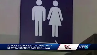 Iowa schools are scrambling to comply with new transgender bathroom law