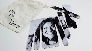 Easy Mother's Day craft: How to make a popsicle stick photo puzzle