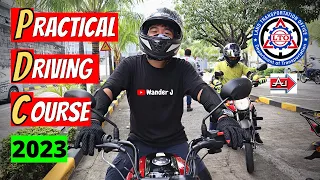 LTO PRACTICAL DRIVING COURSE (P.D.C.) for MOTORCYCLE - ACTUAL DRIVING COURSE & FULL GUIDE | Wander J