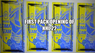 First Ever NHL 22 Pack Opening