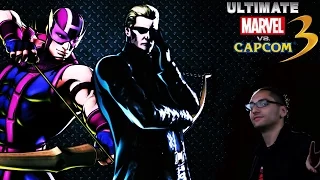 Best Chrisg Wesker + Hawkeye Comebacks (Umvc3)