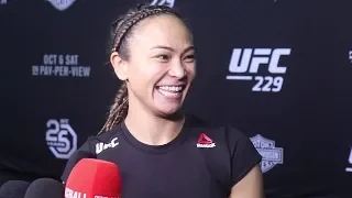 Michelle Waterson Media Scrum || UFC 229