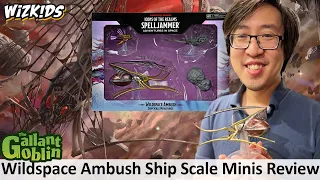 Wildspace Ambush - Spelljammer Ship Scale Prepainted Minis - WizKids D&D Icons of the Realms