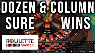 Dozen & Column Random Gameplay - Roulette Master Vs Live Roulette