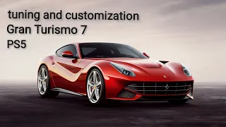 Gran Turismo 7 - PS5 - tuning and customization Ferrari F12 13'
