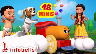 Chuk Chuk Rail Gadi & much more - Train Song | Hindi Rhymes for Children | Infobells