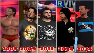 WWE 2K24: The Evolution Of CM Punk Entrance in WWE & AEW Games #wwe2k24 #wwegames #wwe