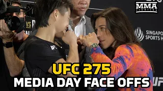 Glover Teixeira, Jiri Prochazka, Zhang Weili, Joanna Jedrzejczyk Face Off At Media Day | UFC 275