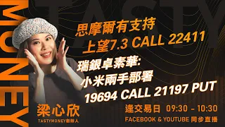 思摩爾有支持 上望7.3 CALL 22411 瑞銀卓素華:小米兩手部署 19694 CALL 21197 PUT｜小炒王 梁心欣 ｜ Tasty Money 2024-04-09