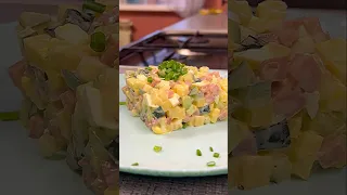 СОХРАНЯЙТЕ РЕЦЕПТ ВКУСНОГО САЛАТА #вкусно #еда #салат #food #рецепты #ветчина  #сыр