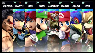 Super Smash Bros Ultimate Amiibo Fights – Kazuya & Co #495 Stamina Free for all