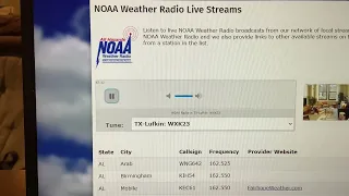 EAS #1,281 Online NOAA Weather Radio Severe T’storm Warning #8 5/9/24