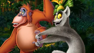 King Julien vs King Louie. Franklin Animates Re-edited Version - FanMade