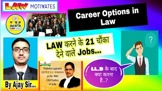 Career Options in LAW | Power of Advocates | Legal Jobs in India | 48th CJI | Justice N. V. Ramana |