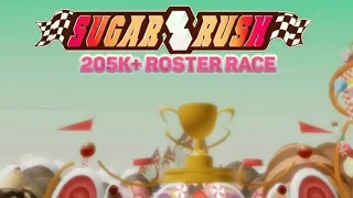 Roblox Sugar Rush 205K+ Roster Race!